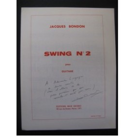BONDON Jacques Swing No 2 Guitare 1973