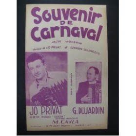 Souvenir de Carnaval Jo Privat Accordéon 1952