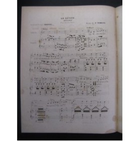 VIMEUX Joseph Le Lévite Chant Piano 1844