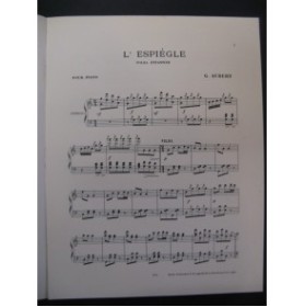 AUBERT Gaston L'Espiègle Pousthomis Piano 1909
