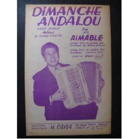 Dimanche Andalou Serge Fortin Accordéon 1956