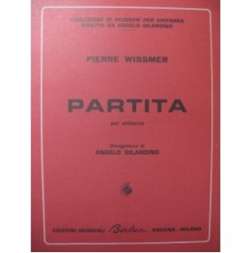 WISSMER Pierre Partita Dédicace Guitare 1971