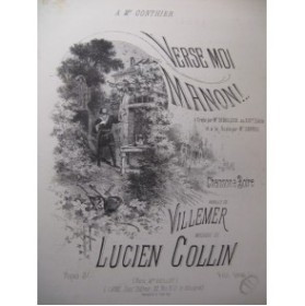 COLLIN Lucien Verse Moi Manon Chant Piano XIXe