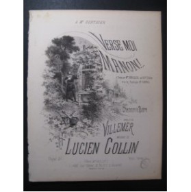 COLLIN Lucien Verse Moi Manon Chant Piano XIXe