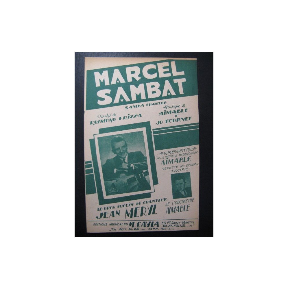 Marcel Sambat Samba Accordéon 1952