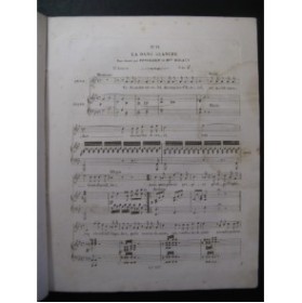 BOIELDIEU Adrien La Dame Blanche No 11 Chant Piano ca1840