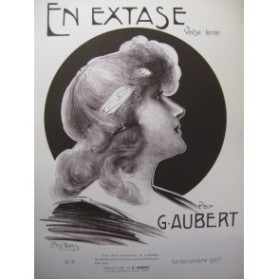 AUBERT Gaston En Extase Pousthomis Piano 1908