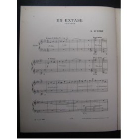 AUBERT Gaston En Extase Pousthomis Piano 1908