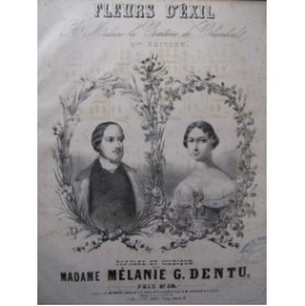 DENTU Mélanie  Fleurs d'Exil Chant Piano ca1850