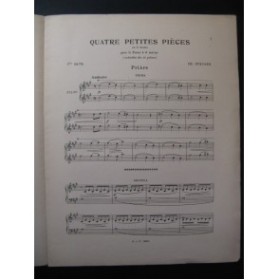 STEIGER Ch. 4 Petites Pièces 1ère Suite Piano 6 mains ca1900