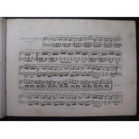 TOLBECQUE J. B. Quadrille La Muette de Portici Piano 1836