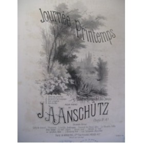 ANSCHUTZ J. A. Aux étoiles Piano ca1876