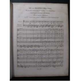 CHORON A. S. Beatus Vir Chant Basse Continue 1827