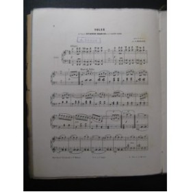 SAINT-SAËNS Camille Etienne Marcel Valse Orchestre 1878