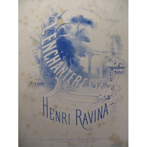 RAVINA Henri L'Enchanteresse Piano XIXe