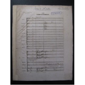 DELIBES Léo Jean de Nivelle Scène et Romance Chant Orchestre ca1890