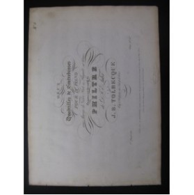 TOLBECQUE J. B. Quadrille No 1 sur le Philtre Piano ca1835