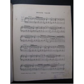 THOMÉ Francis Petite Valse Piano 1897