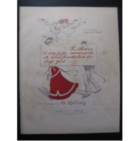 COLIAS G. Histoire d'une Jupe Amarante Chant Piano 1898