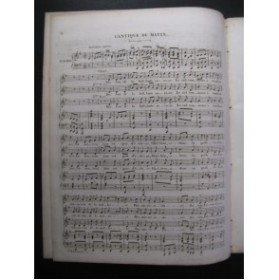 POISSON T. R. Chants Sacrés Chant Piano 1833
