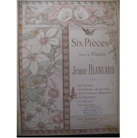 BLANCARD Jeanne Scherzo No 2 Piano