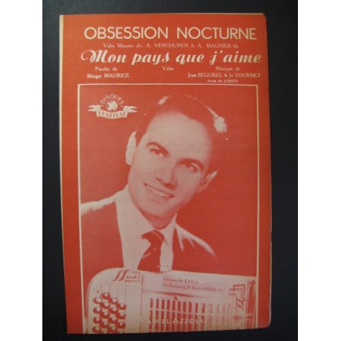 Obsession Nocturne & Mon Pays que j'aime Accordéon 1958