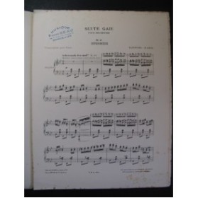 GABRIEL-MARIE Intermède Piano ca1912