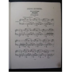 LANGE Gustave Echos du Coeur Piano ca1885
