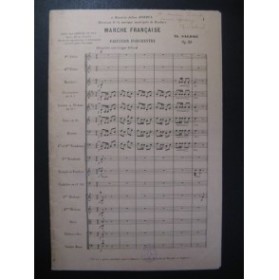 SALOMÉ Théodore Marche Française Dédicace Orchestre ca1890