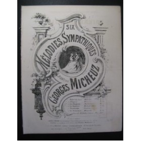 MICHEUZ Georges Prière du Soir Piano 1879