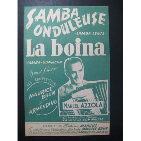 Samba Onduleuse La Boina Marcel Azzola Accordéon