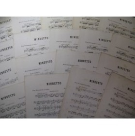 LEMAIRE Gaston Minuetto Orchestre à cordes ca1890