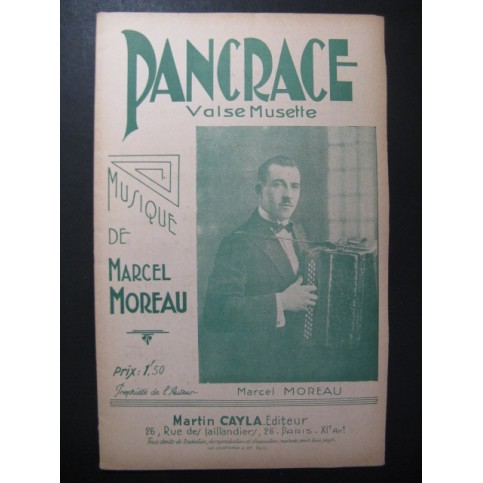 Pancrace Marcel Moreau Accordéon