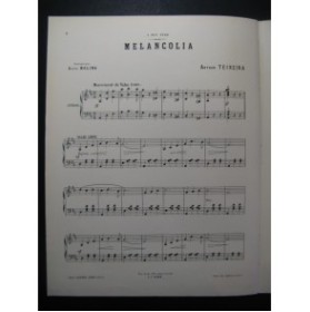 TEIXERA Arthur Melancolia Piano 1902