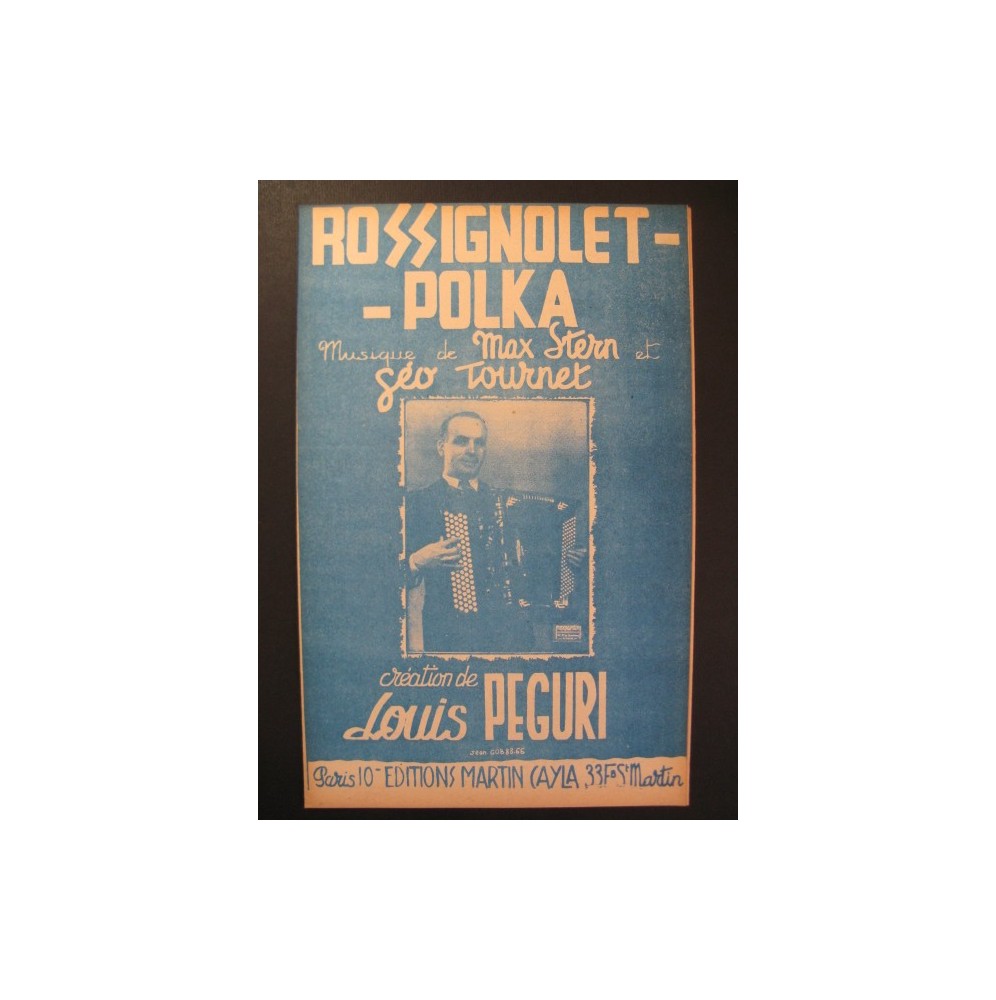 Rossignolet Polka Louis Peguri Accordéon