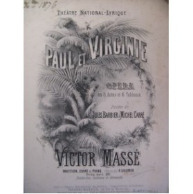 MASSÉ Victor Paul et Virginie Opéra XIXe