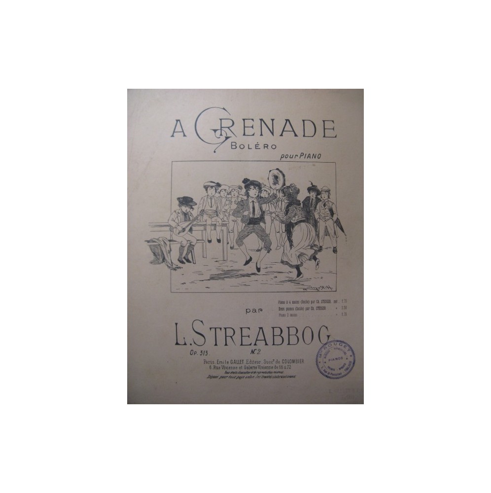 STREABBOG Louis A Grenade Piano 1928