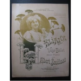 SAUTTEAU Albert Eliane Piano 1909
