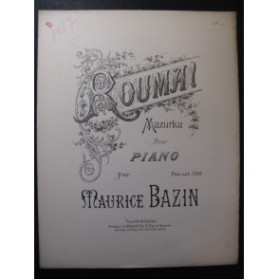BAZIN Maurice Rouma Piano