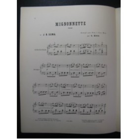 SOMA J. B. Mignonette pour Piano 1898