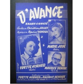 D'Avance Tango Yvette Horner Accordéon 1958