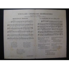 Vieilles Chansons Berriaudes F. Huret Chant