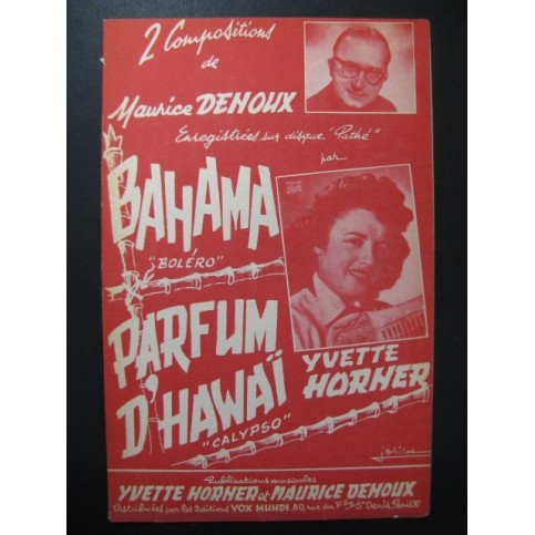 Bahama & Parfum d'Hawai Yvette Horner Accordéon 1958
