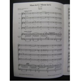 SCHUBERT Franz Messe in G D.167 Chant Piano