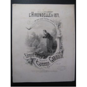 GARIBOLDI Giuseppe L'Hirondelle de 1871 Chant Piano XIXe