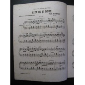 DUFFNER Auguste Rien de si Doux Piano XIXe