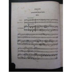 HAYDN Joseph Trio No 7 Piano Violon Violoncelle ca1855
