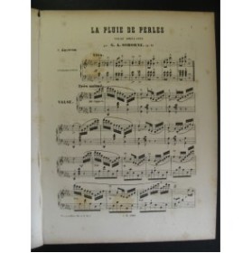 OSBORNE G. A. La Pluie de Perles Valse Piano XIXe