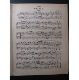 KOGEL Gustav F. Valses Piano 4 mains XIXe