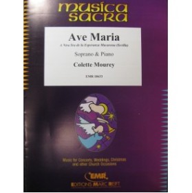 MOUREY Colette Ave Maria Chant Piano